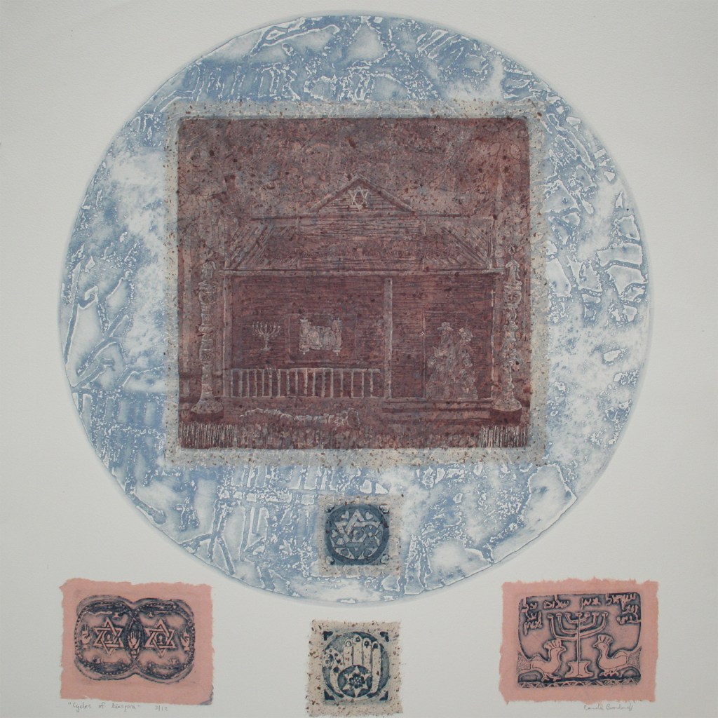 Cycles of Diaspora Multi plate etching.